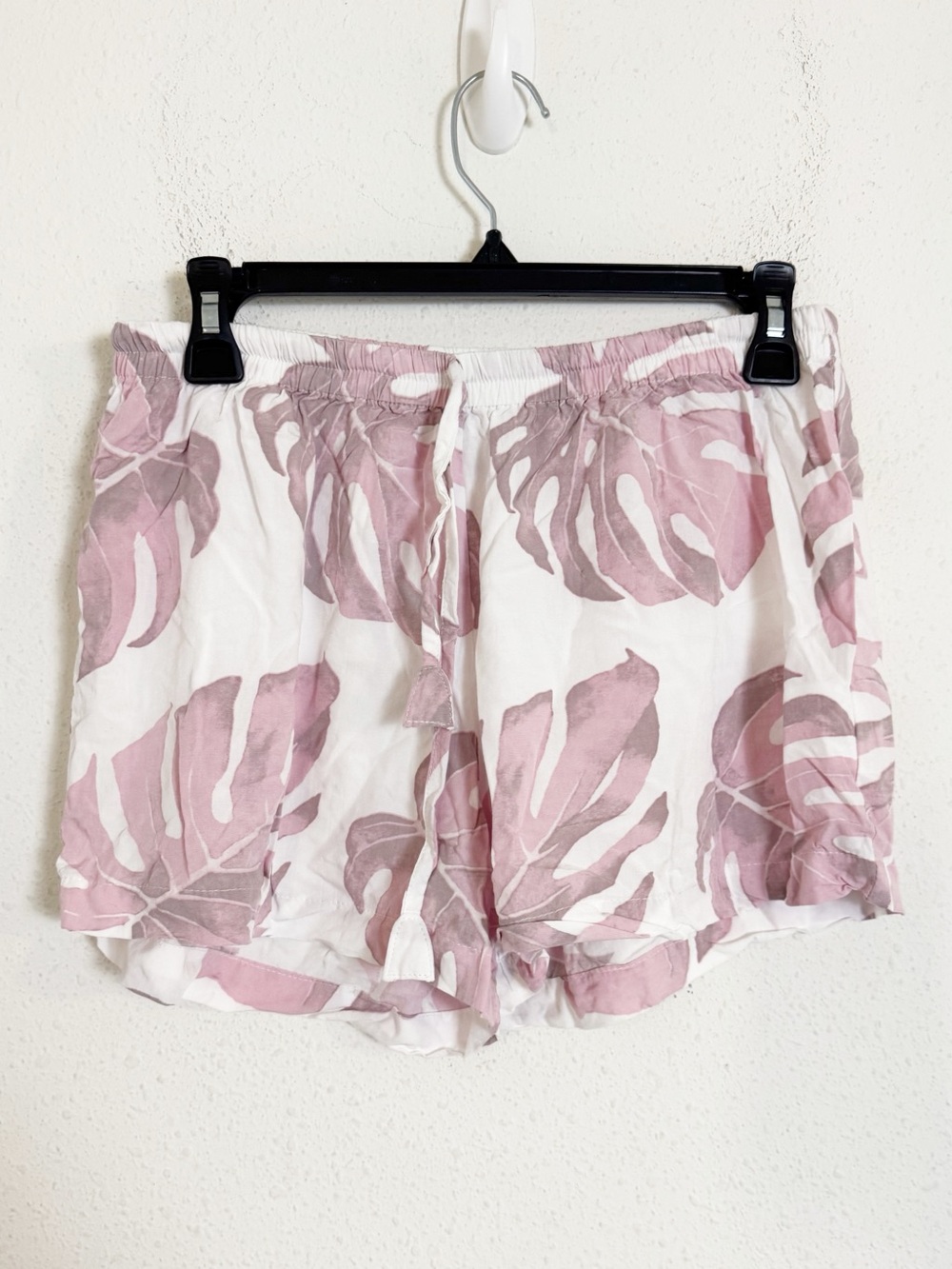 Piyama floral print pajama shorts